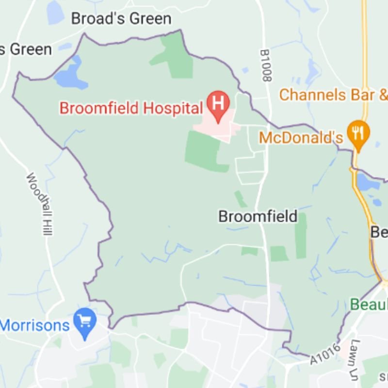 Map of Broomfield