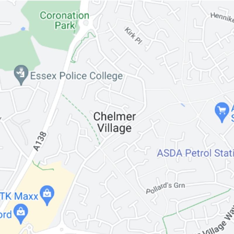 Map of Chelmer Village