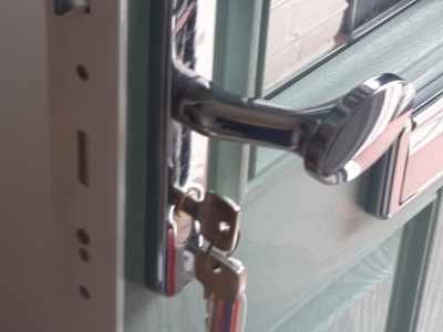 High security lock installed