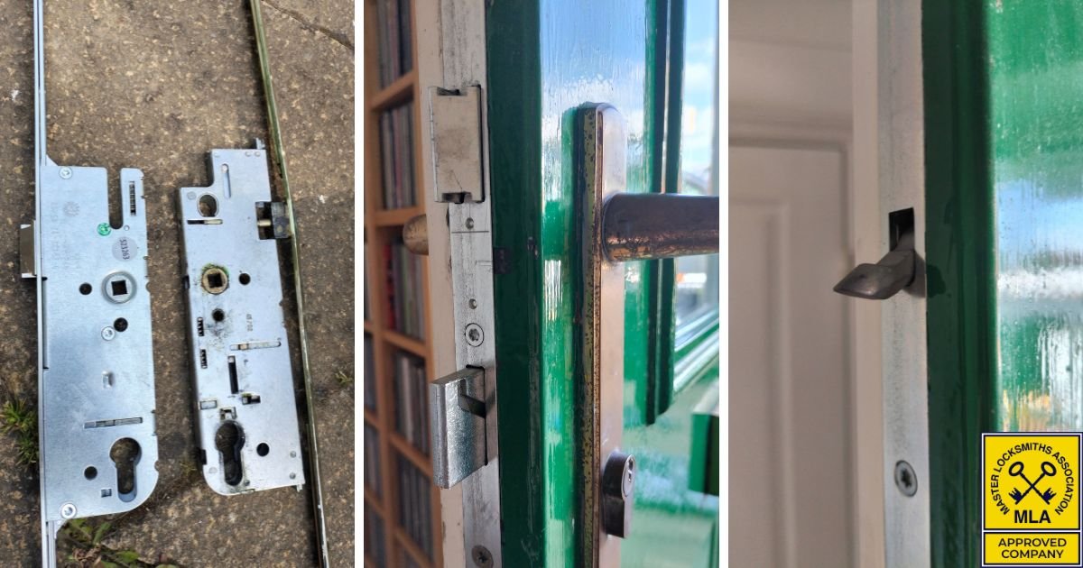 UPVC door mechanism replaced in Chelmsford